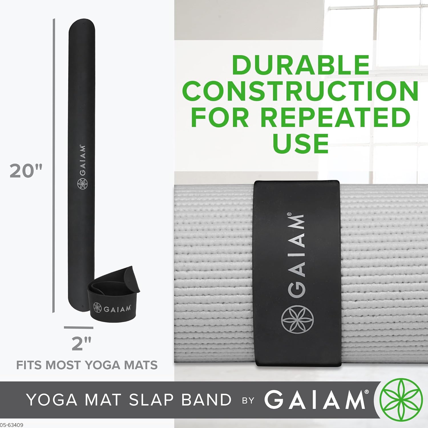 Detalle 2 de Gaiam Yoga Mat Strap Slap Band for Secure Travel