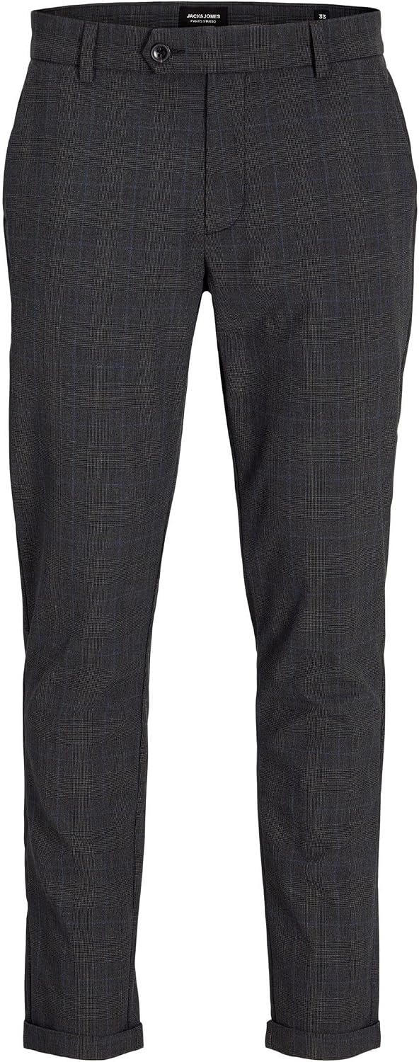Detalle de Jack & Jones Mens Marco Conner Tartan Chino Trousers