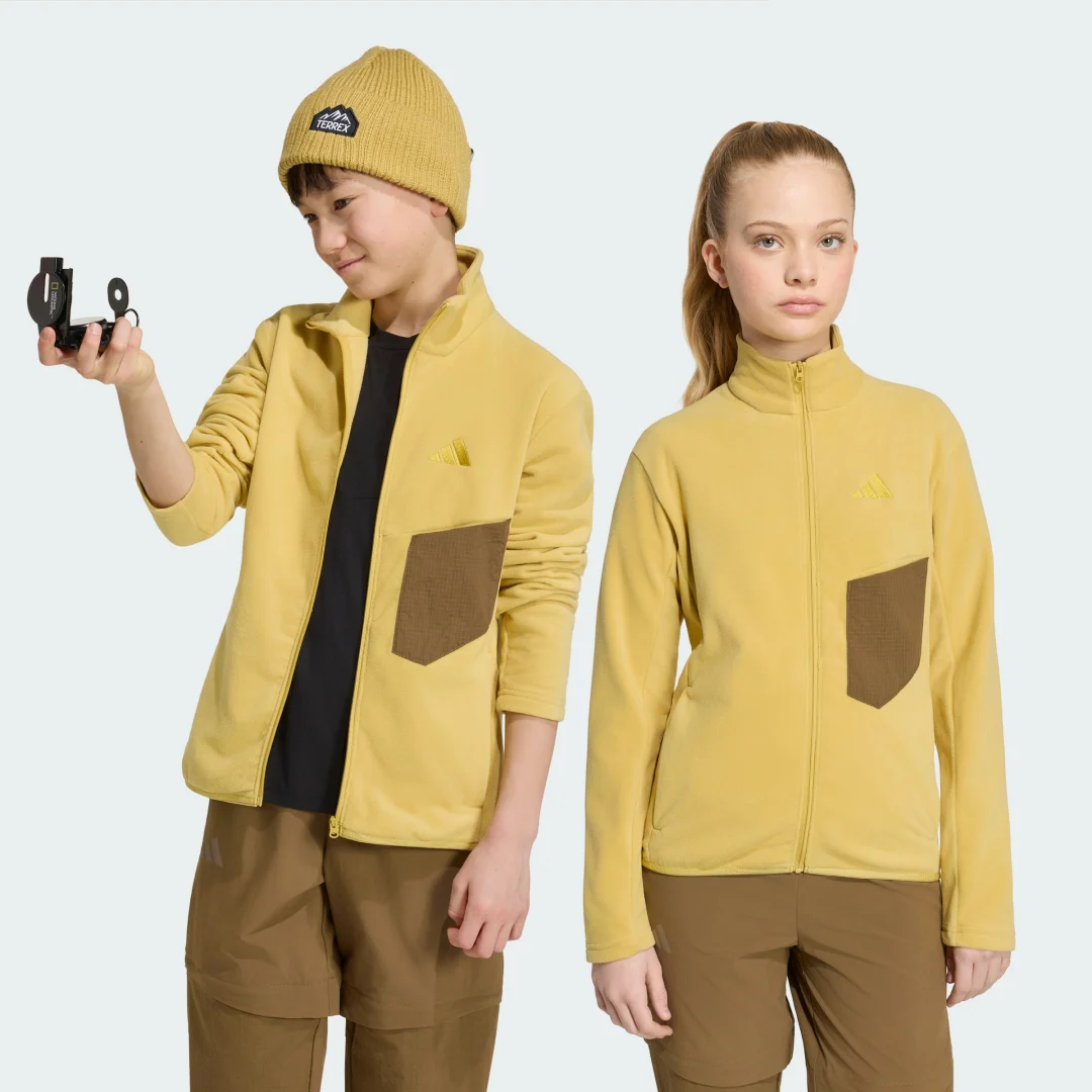 Detalle de Forro polar infantil Terrex Multi CLIMAWARM con cremallera de Adidas