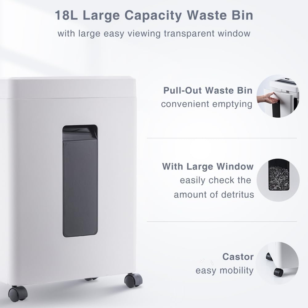 Thumbnail 3 de Fonirvanic Tritacarte distruggi documenti 14 fogli 📠