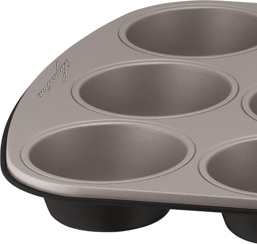 Detalle de Lagostina Gustosa Stampo 12 Muffin in Acciaio Antiaderente – 38x27 cm