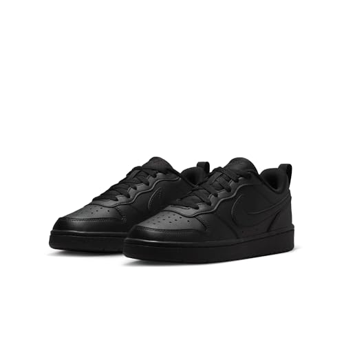 Detalle de Nike Mixte Enfant Court Borough Low Recraft (GS) – Noir, 39 EU