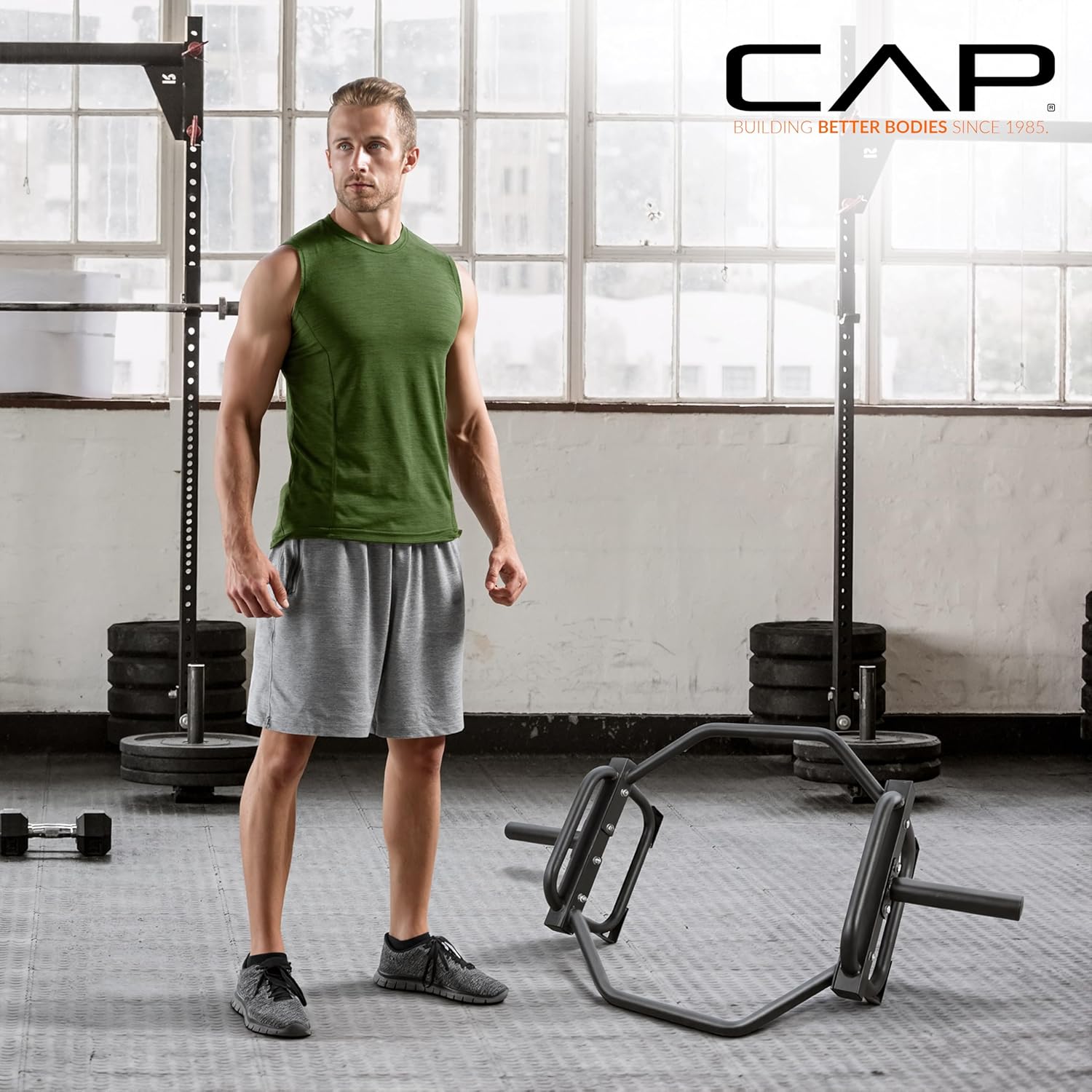 Thumbnail 5 de CAP Barbell Olympic Trap Bar for Deadlifts 🏋