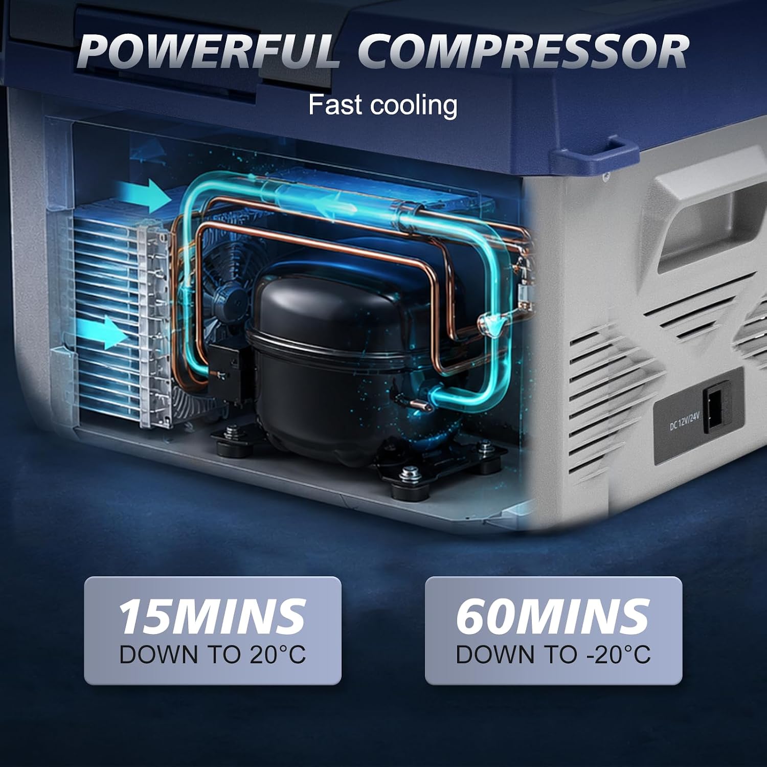 Thumbnail 6 de zcamp X9 9.8L Compressor Car Refrigerator