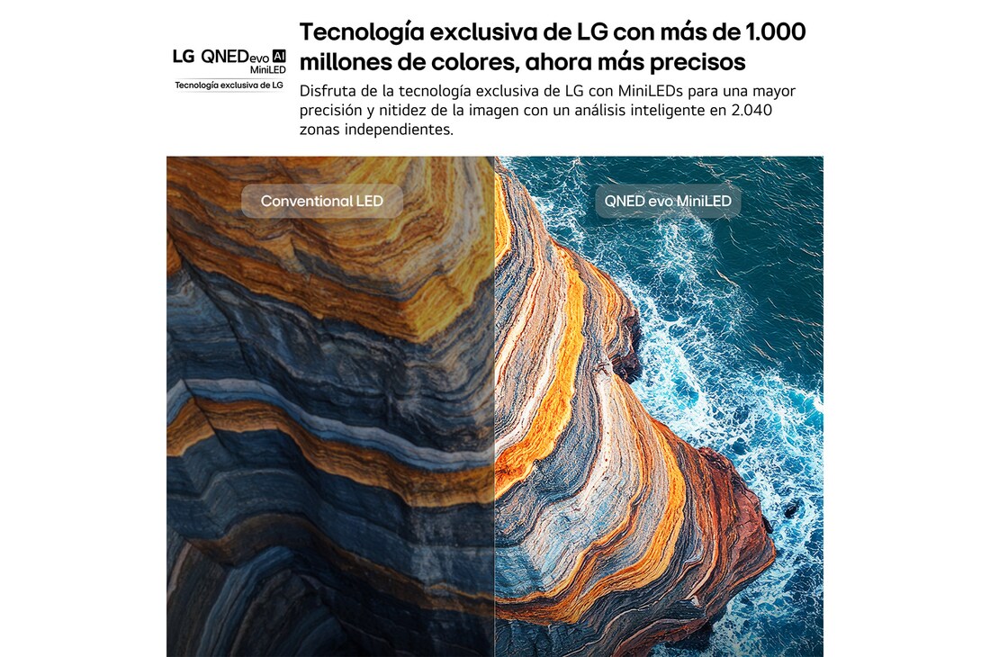Thumbnail 3 de LG 55QNED81B6A: Smart TV QNED evo MiniLED AI 4K 55" (2026) para ver con claridad y detalle