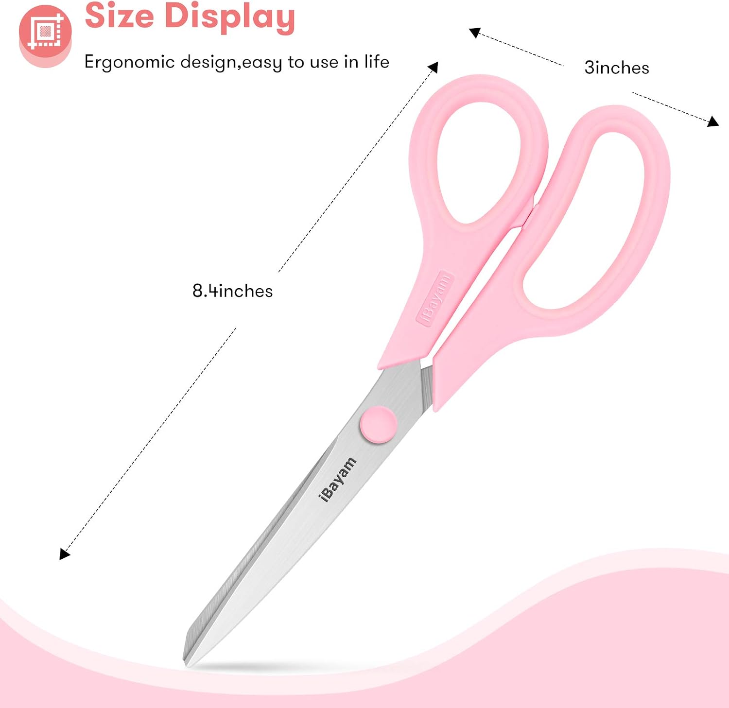 Thumbnail 4 de iBayam All-Purpose Scissors, 8.5-Inch