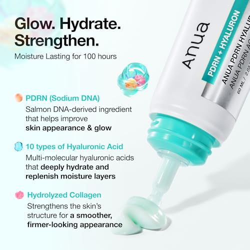Detalle de ANUA PDRN Hyaluronic Acid 100 Moisturising Cream 60ml – Honest UK Review