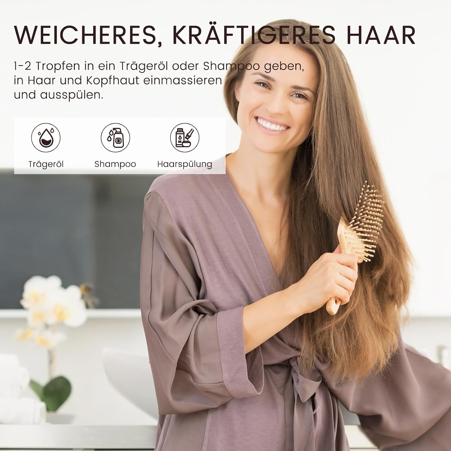 Detalle de Jasminöl Ätherisches Öl 100 ml von MUNUSNA – natürlich für Diffuser, Duftlampen und DIY