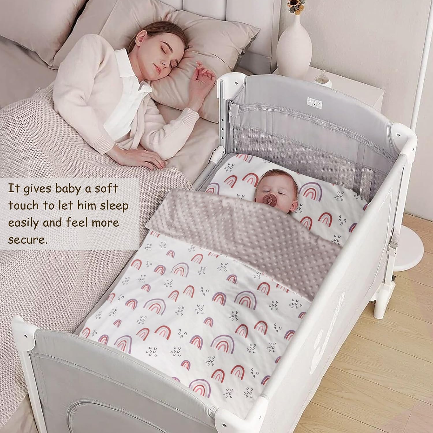 Thumbnail 4 de DRESHOW Kids Baby Blanket 75x100cm Organic Cotton