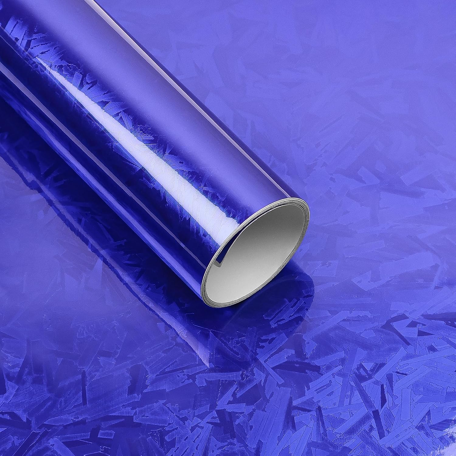 Forged Carbon Folie Elektroplattierung Blau selbstklebend (Vinyl) – Autoschutzfolie Carbon, 150 × 30 cm