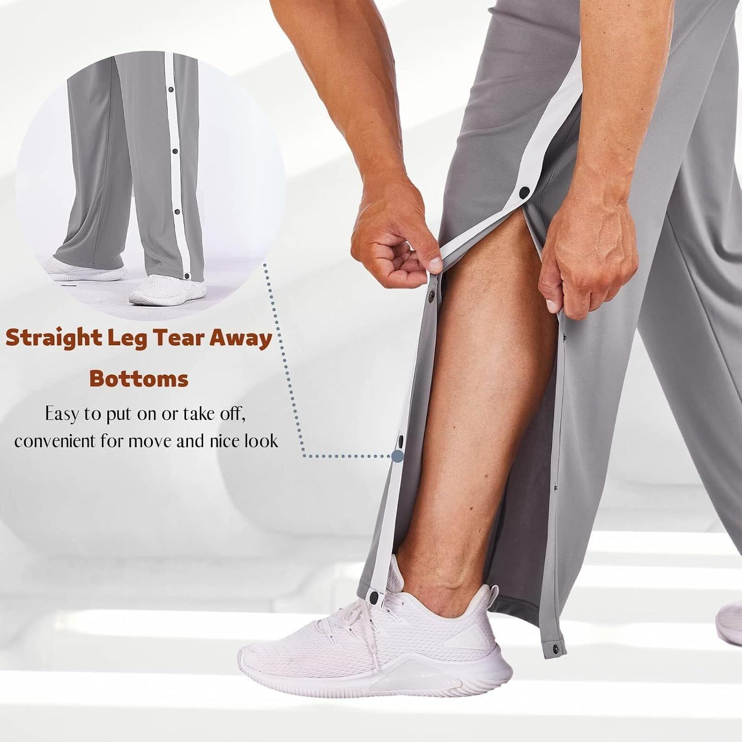 Detalle de PINSPARK Pantaloni da jogging strappabili uomo