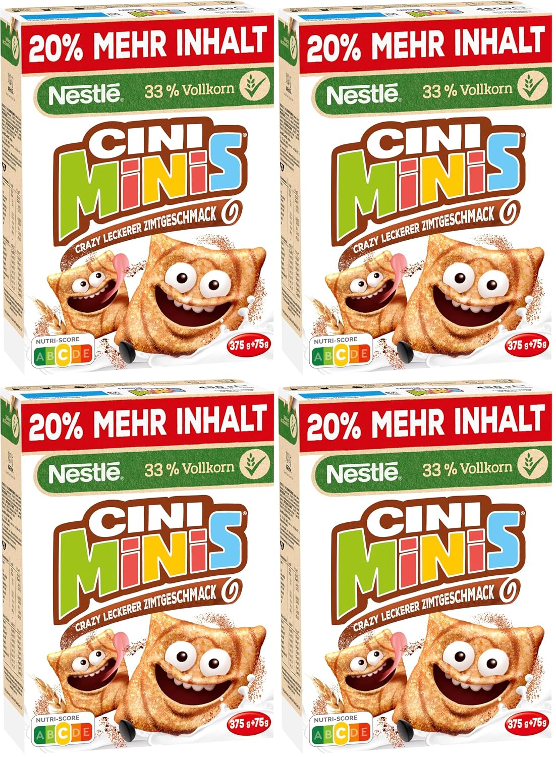 Thumbnail 4 de Nestlé CINI MINIS Zimt Müsli 7×375 g 🥣