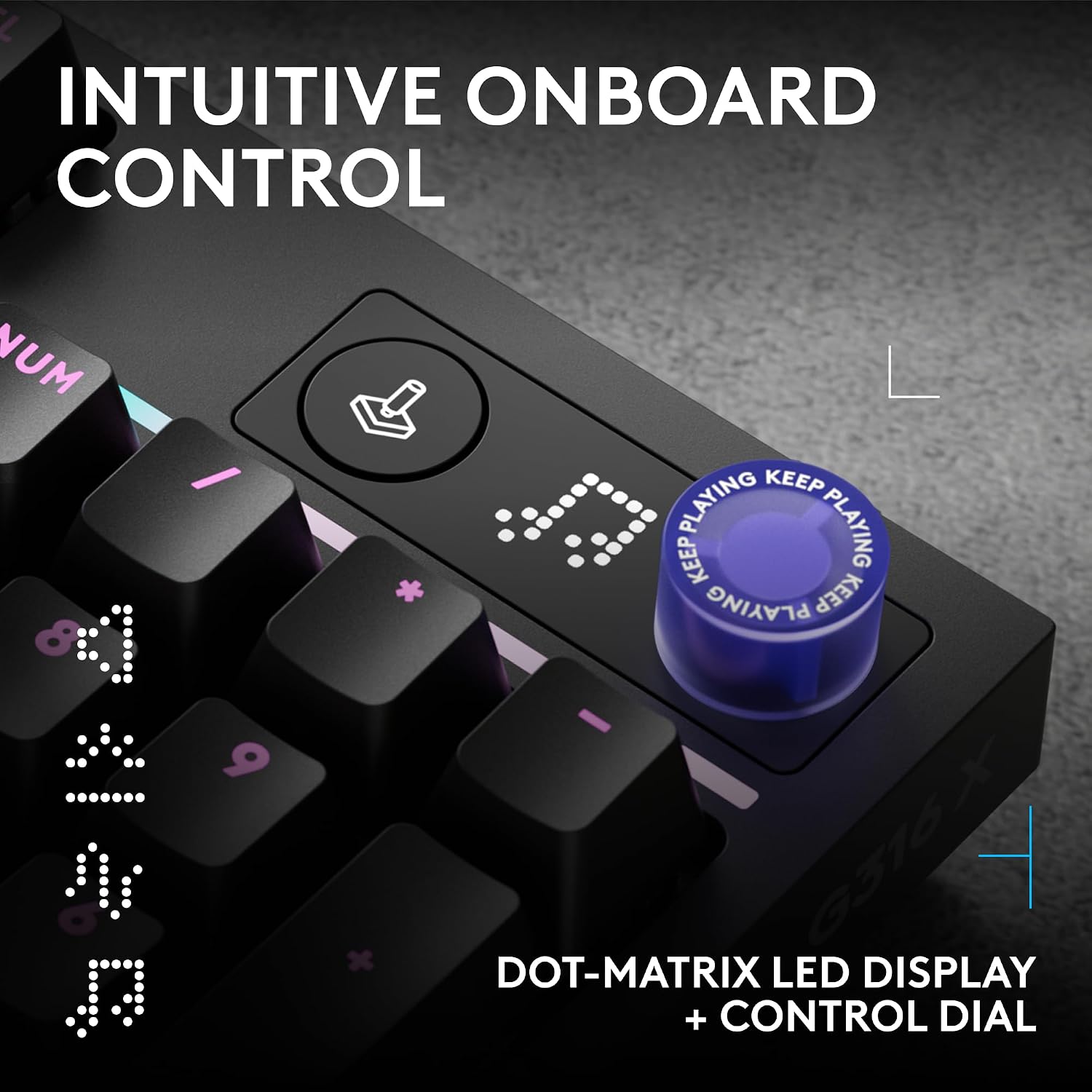 Detalle 1 de Logitech G316 X 98 Mechanical Gaming Keyboard, Tactile Switches, 8 kHz, RGB