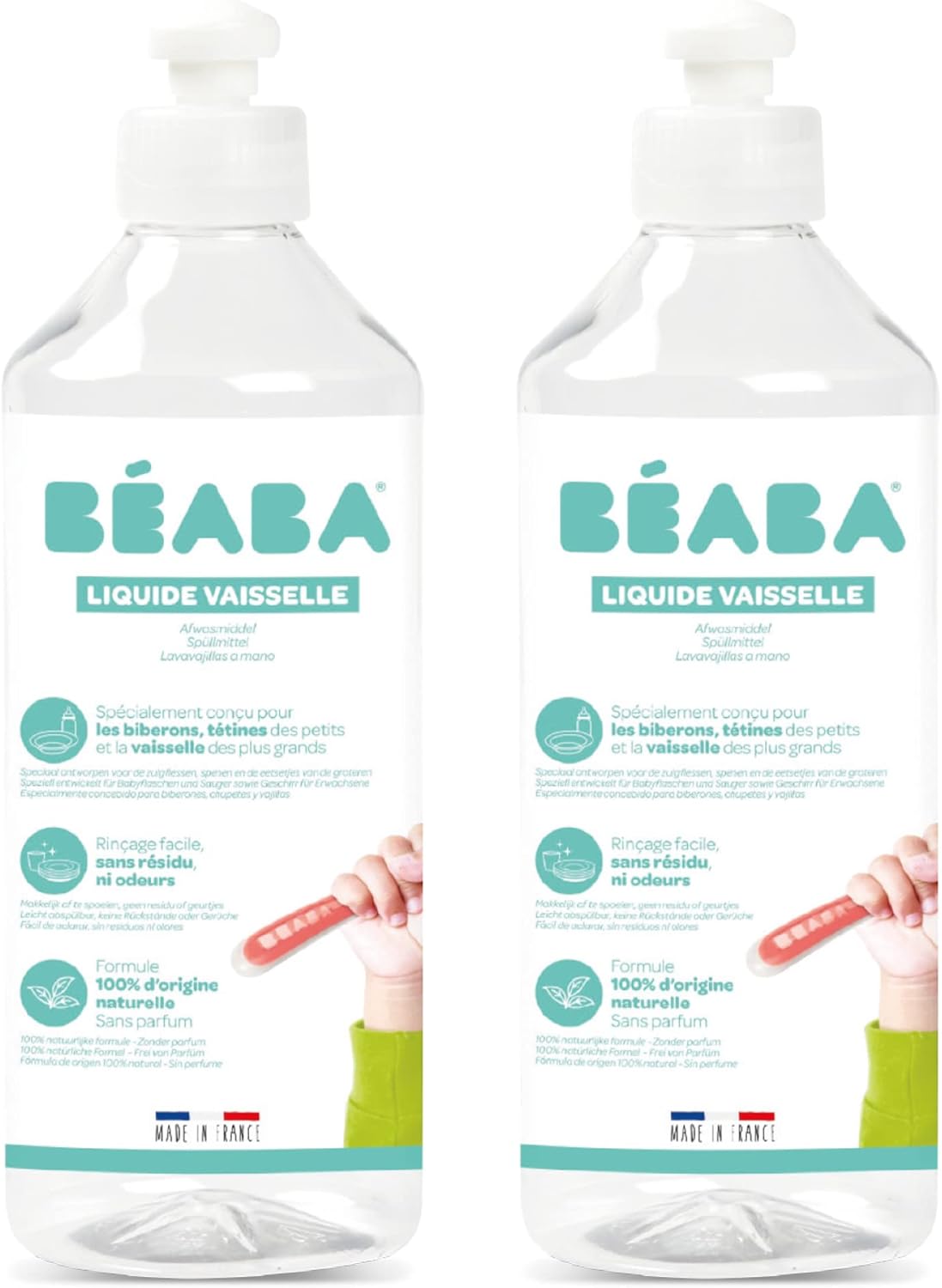 Detalle de Béaba Detergente biberon 2x500 ml
