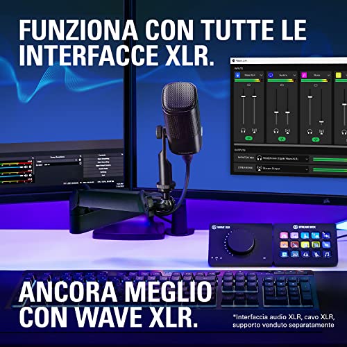 Thumbnail 6 de Elgato Wave DX: microfono XLR dinamico cardioide per podcast e streaming