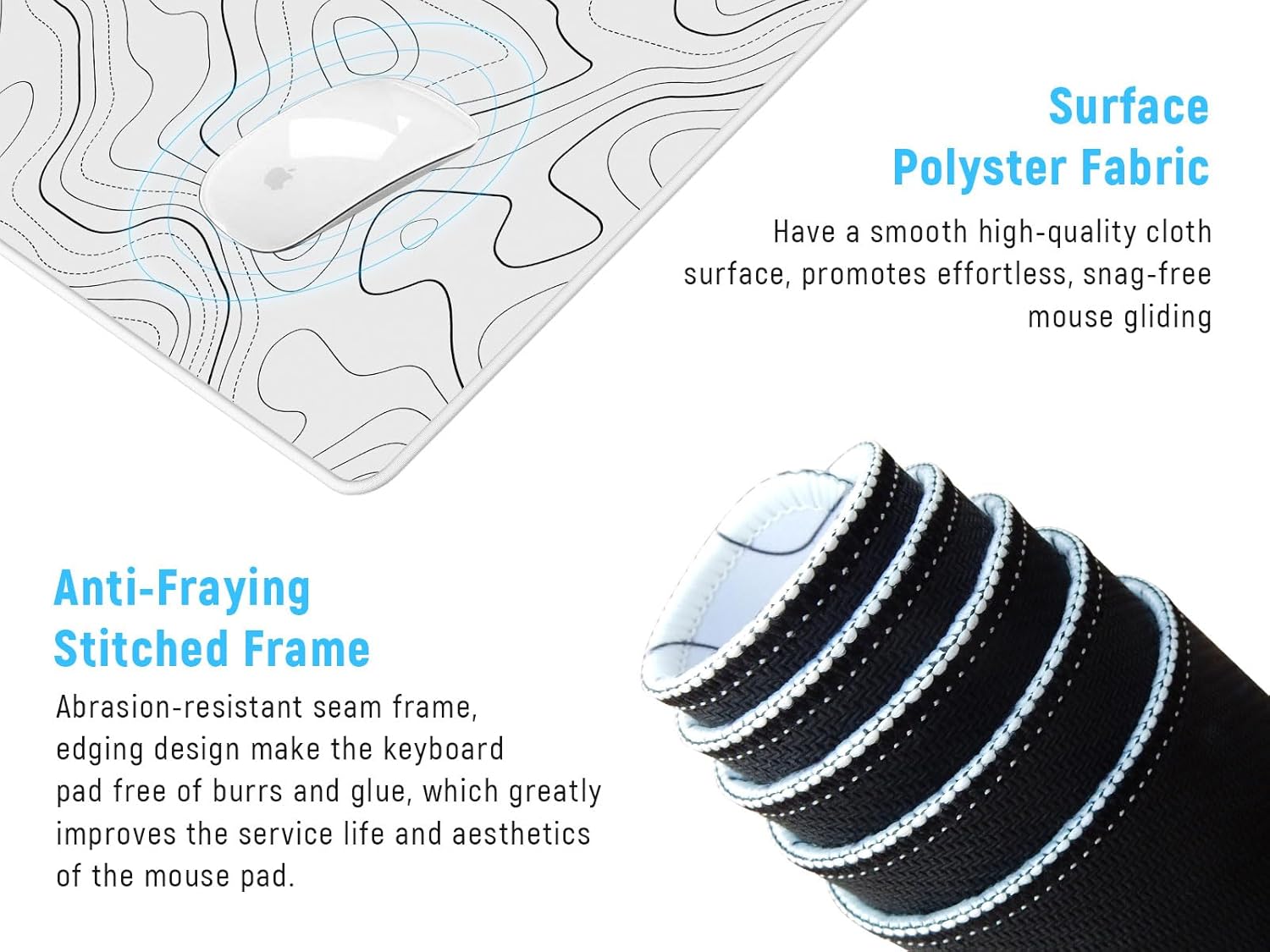 Thumbnail 3 de JIALONG Gaming Mouse Pad (Large Desk Pad) 35.4 x 15.7 in with anti-slip base