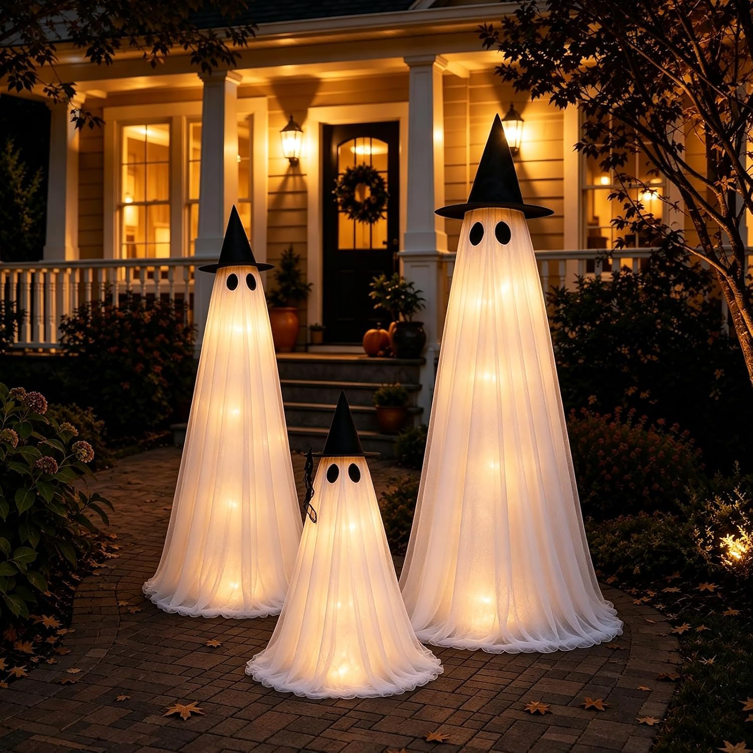 Detalle de Halloween Ghost Decorations, 3-Pack