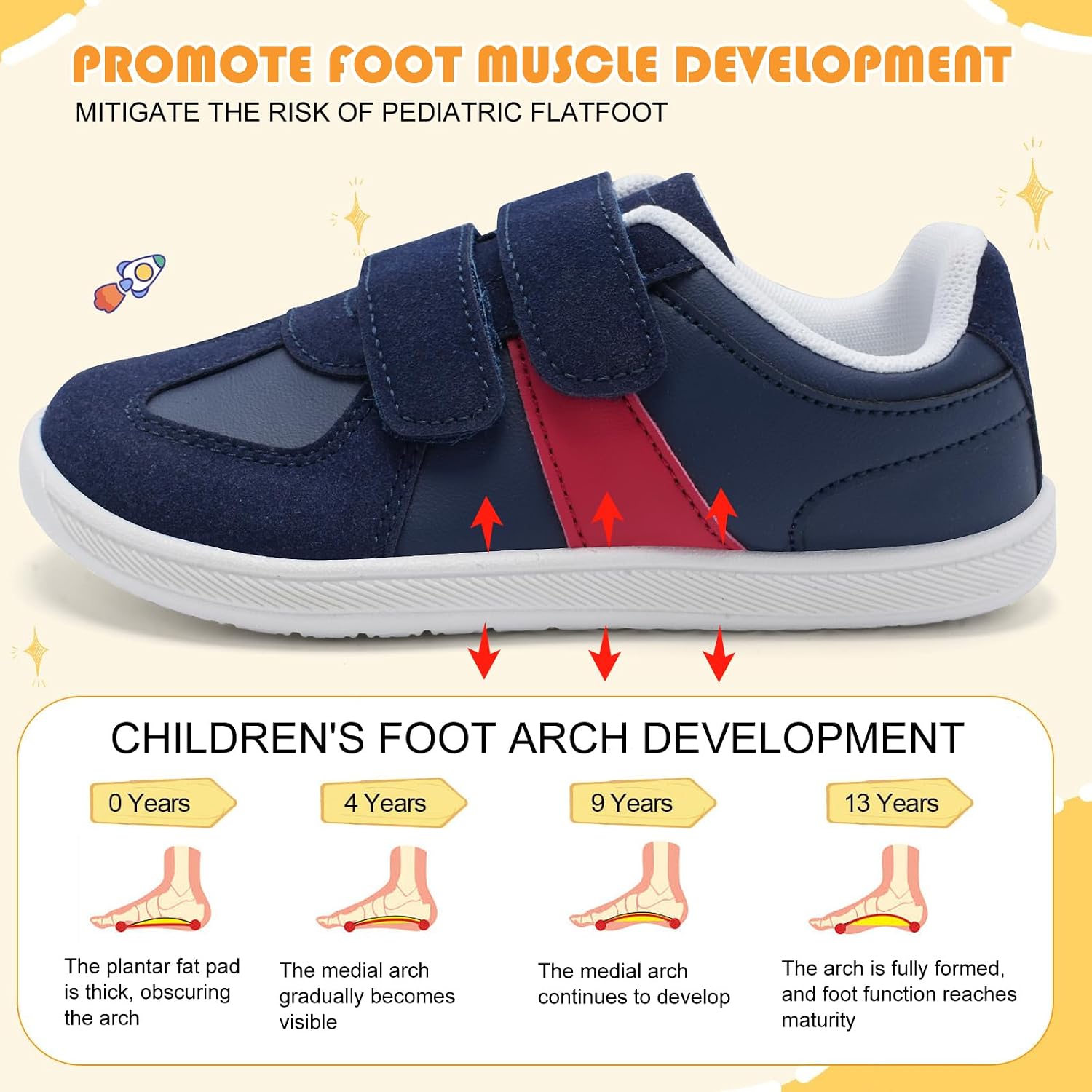 Detalle de Ciomokeo Toddler Sneakers with Wide Toe