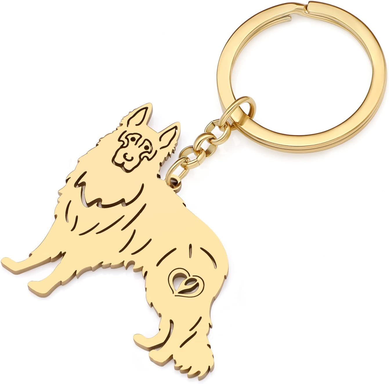 Thumbnail 1 de DOWAY Cute Whippet Dog Keychain