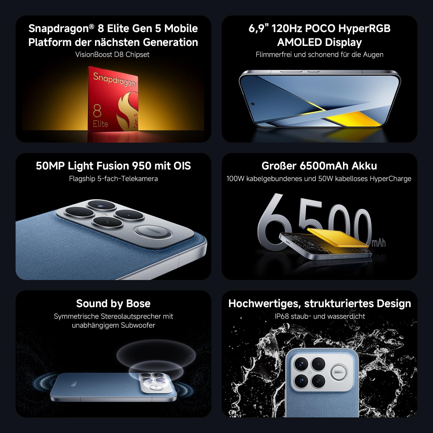 Detalle 2 de XIAOMI Poco F8 Ultra 16+512 GB Smartphone