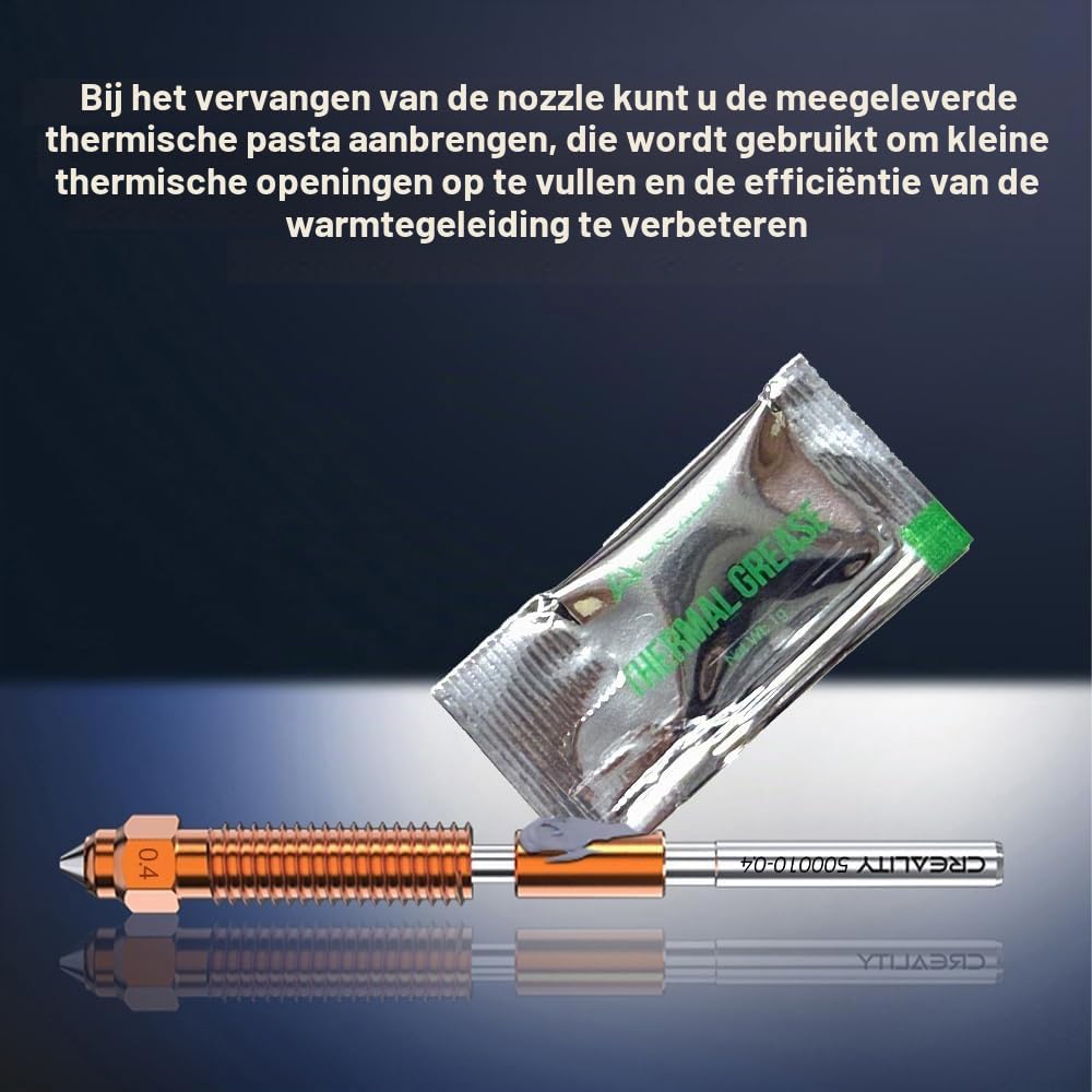 Thumbnail 6 de Creality K2 Plus 0,4 mm quick-swap-spuitmond van koperlegering en gehard staal