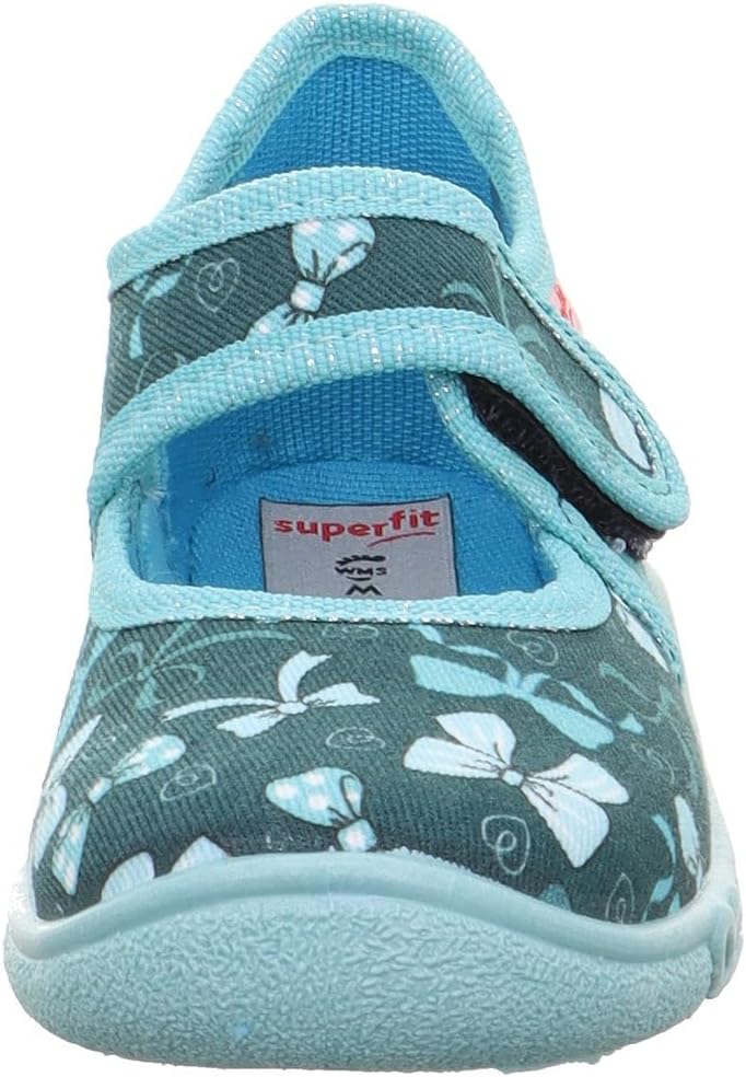 Thumbnail 1 de Superfit Mädchen Belinda Hausschuhe 1-800288Mule – strapazierfähige Baumwolle, Klettverschluss, non-marking Sohle