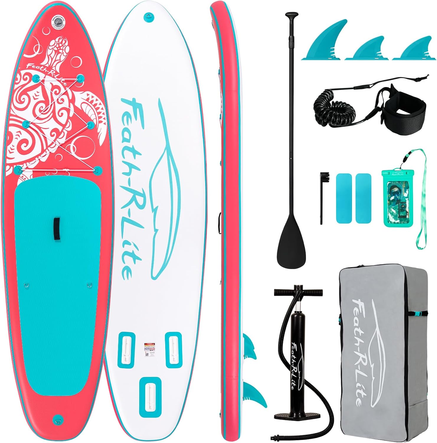Thumbnail 6 de FEATH-R-LITE Aufblasbares Stand Up Paddle Board: Vielseitiges Allround-SUP mit Zubehör