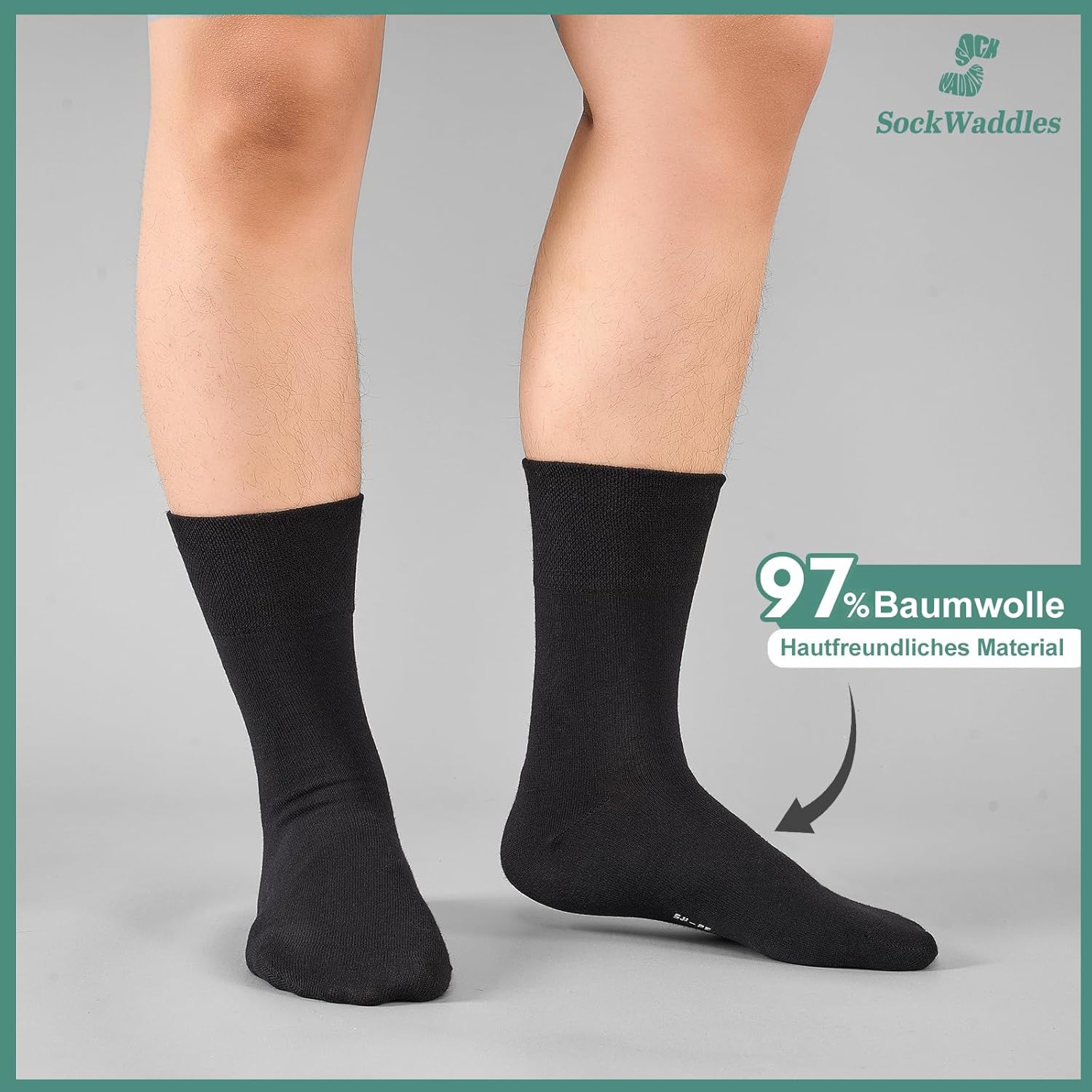 Thumbnail 4 de SockWaddles 6 Paar Diabetikersocken