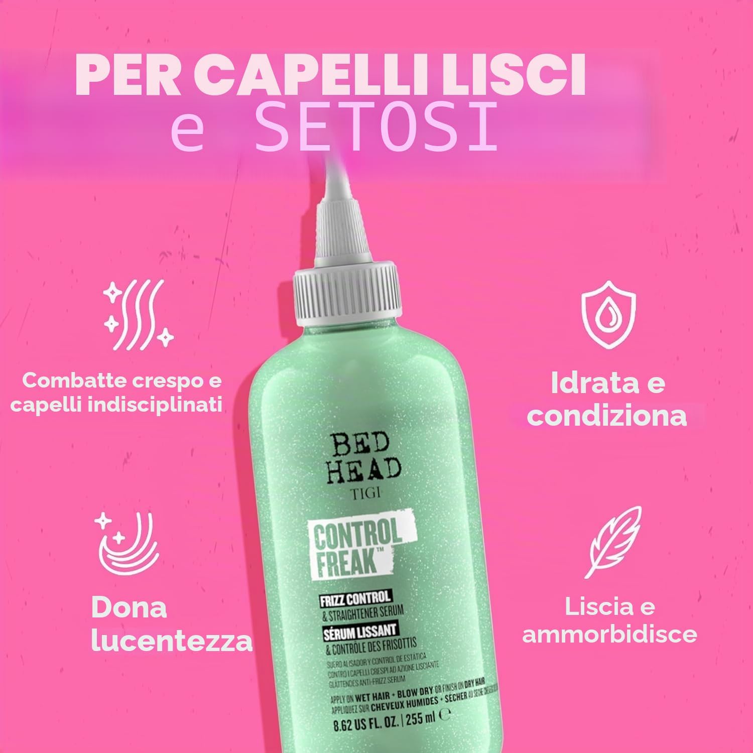 Detalle de TIGI Bed Head Serum Ctrl Freak 250 ml