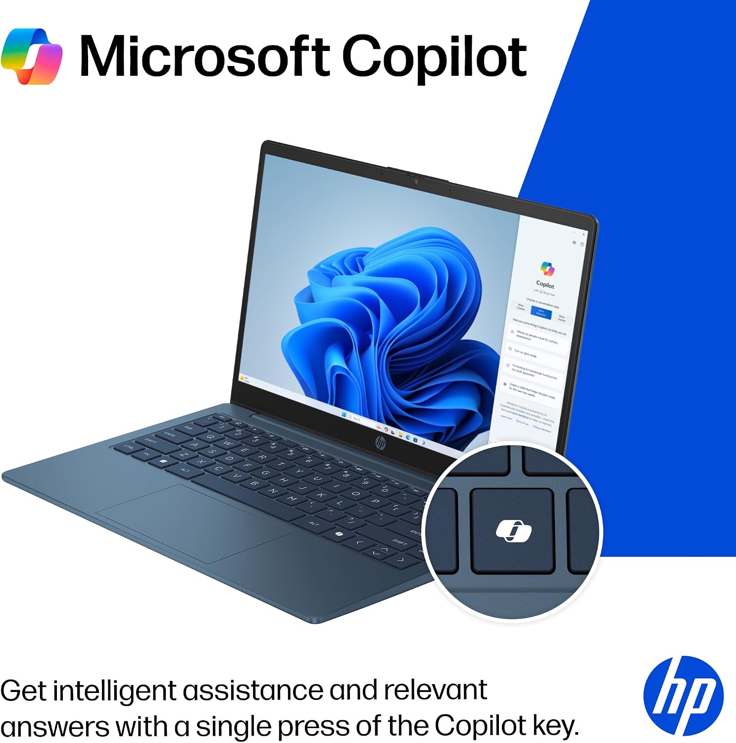 Detalle 1 de HP Laptop PC 14, 14-Inch HD Laptop with Intel N150 and 128GB UFS