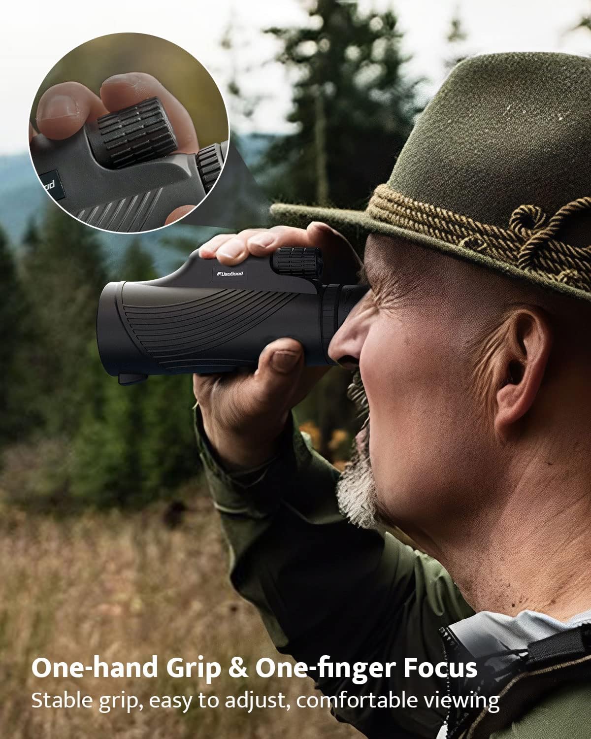 Detalle 2 de Usogood 10X42 Monocular for bird watching