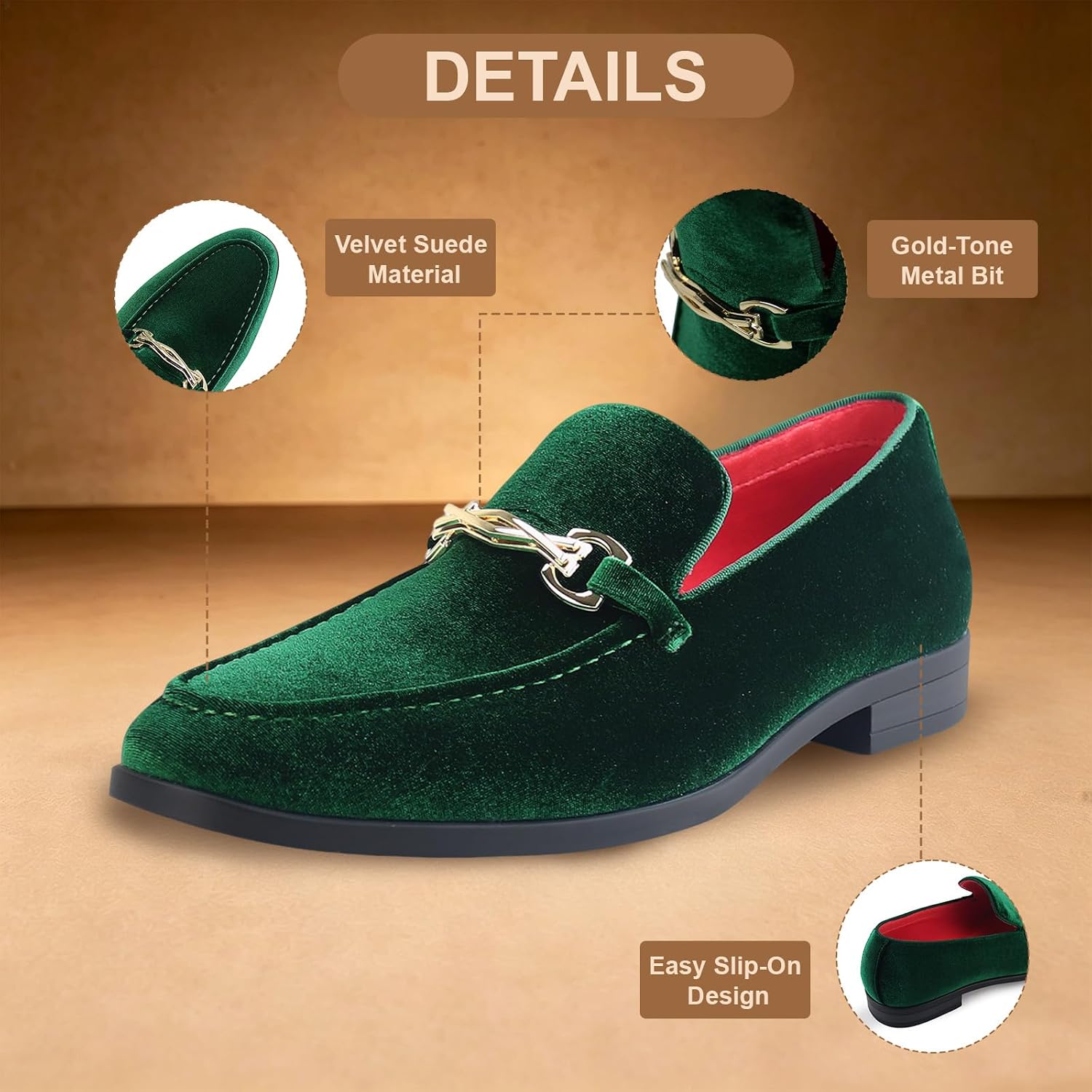 Detalle 2 de Men’s Velvet Loafers