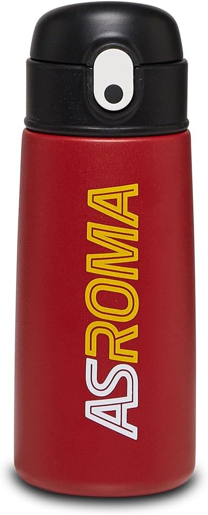 Borraccia termica in acciaio AS Roma Rossa da 500 ml (per bambini e ragazzi)
