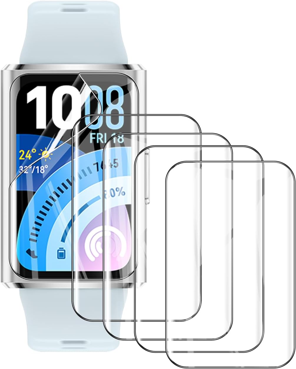 Thumbnail 6 de Natbok 5x Schutzglas für Garmin Fenix 8 Pro 51 mm (Panzerglas, 9H) – ultra-klar & anti-Fingerabdruck