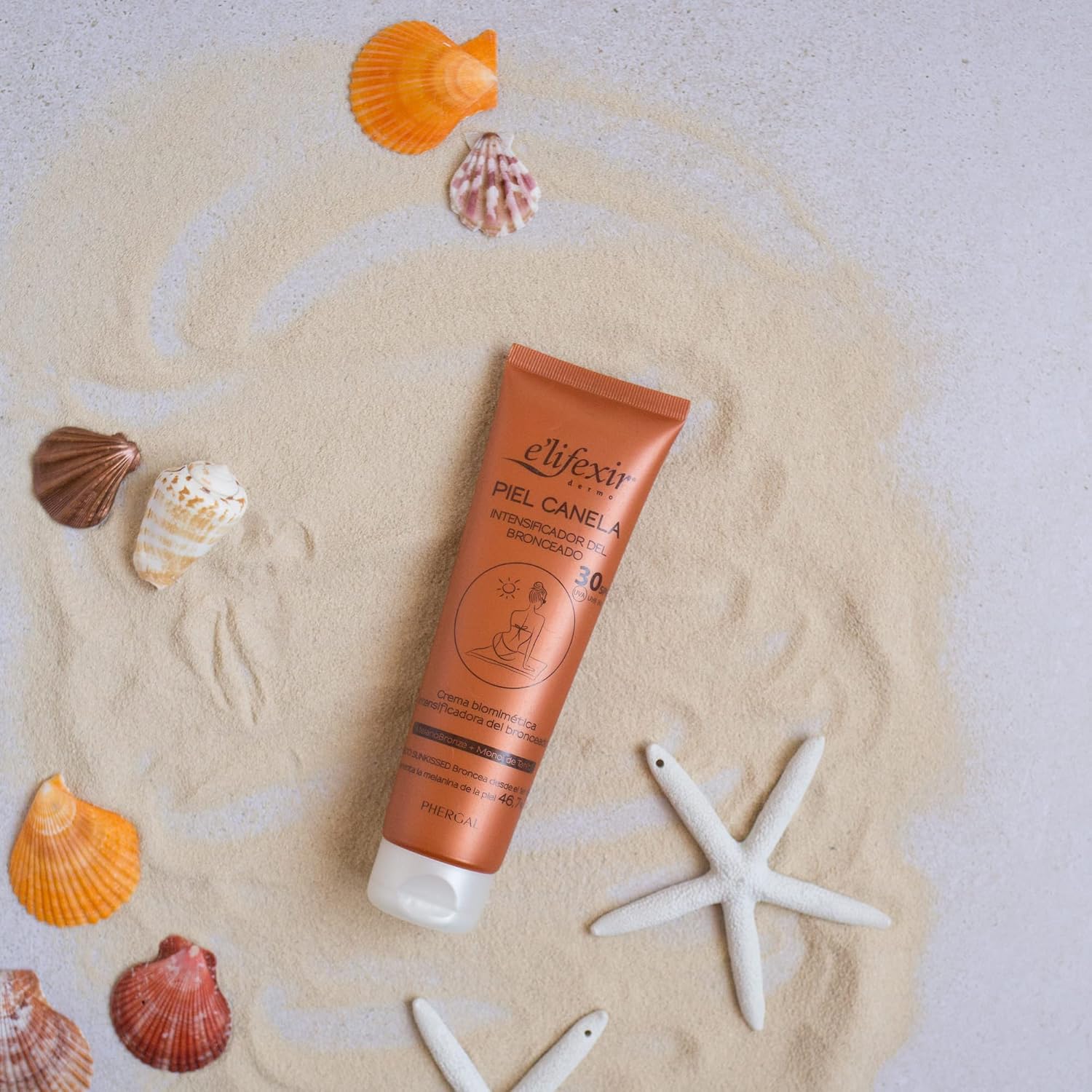 Thumbnail 6 de Elifexir Piel Canela SPF 30 – Bräunungsbeschleunigungsgel mit Monoï Tahiti, wasserfest