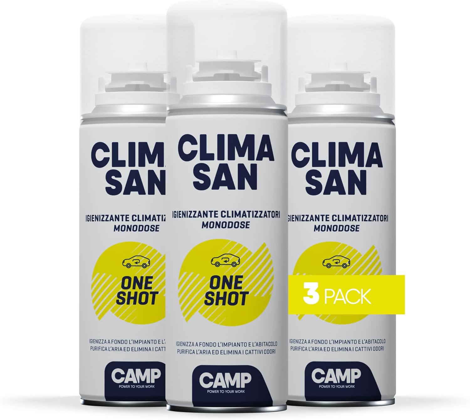Thumbnail 4 de CAMP Climasan One Shot Spray – Igienizzante monodose per climatizzatore e abitacolo auto, 200 ml