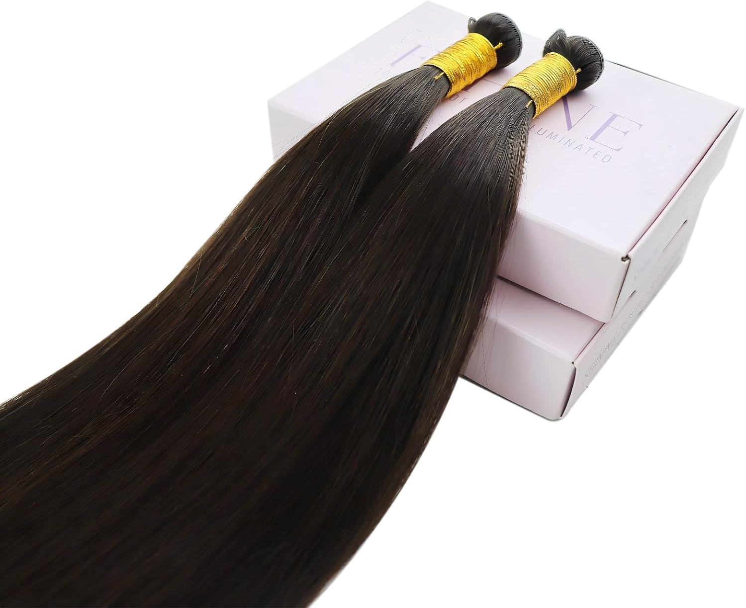 Thumbnail 6 de Fshine Extension Capelli Veri Genius Tessitura 45 cm – Castano Scuro, 50 g