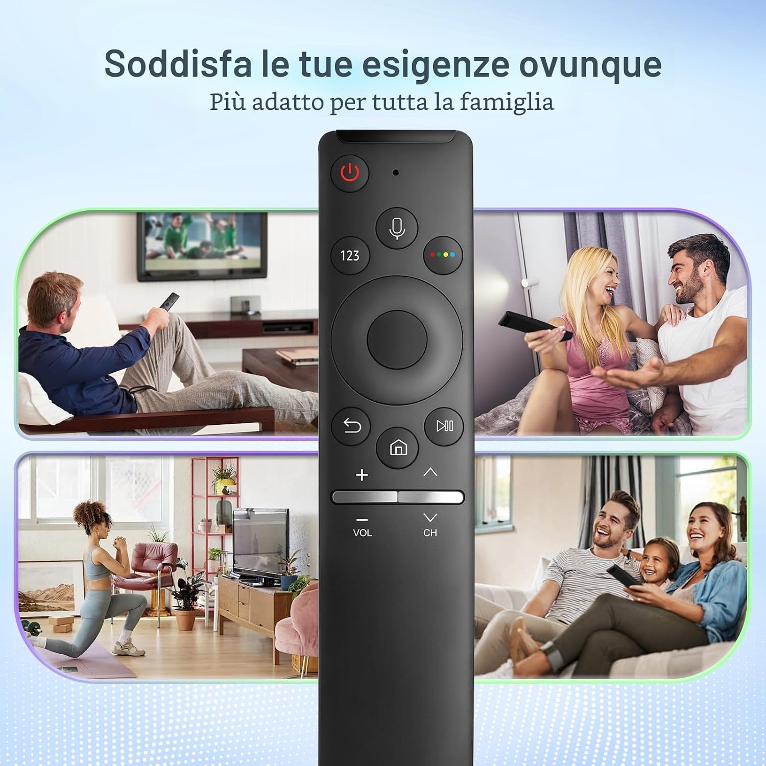 Thumbnail 6 de YOSUN Vocale Telecomando per Samsung TV – compatibile con Samsung Voice TV Originale