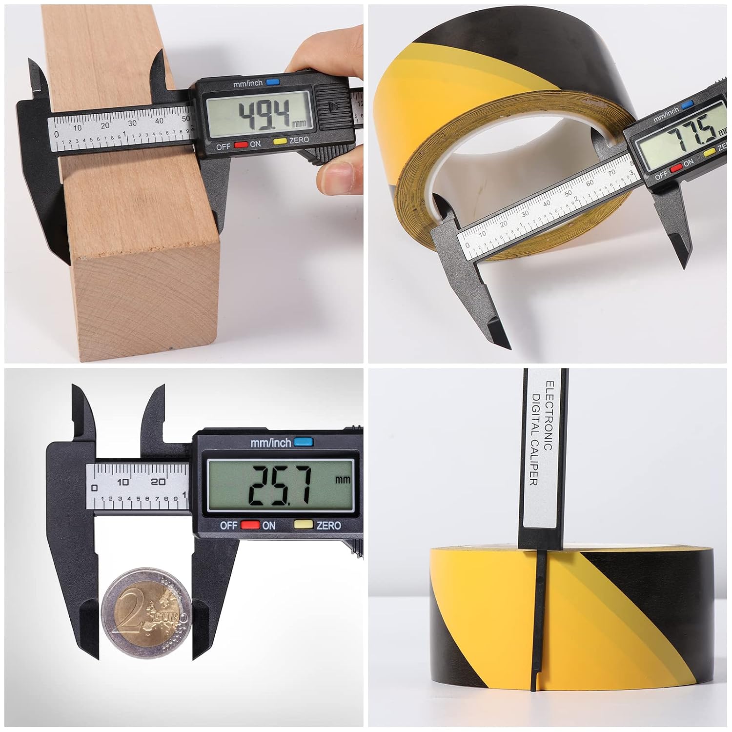 Thumbnail 6 de Vinabo Pied a Coulisse Digital – suwmiarka cyfrowa 150 mm/6″ z dużym wyświetlaczem LCD