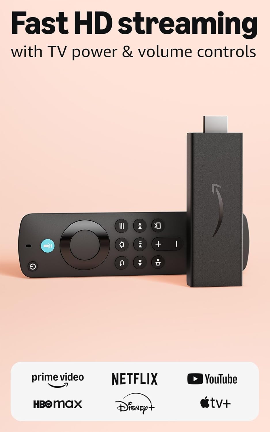 Amazon Fire TV Stick HD with Alexa Voice Remote and Live TV