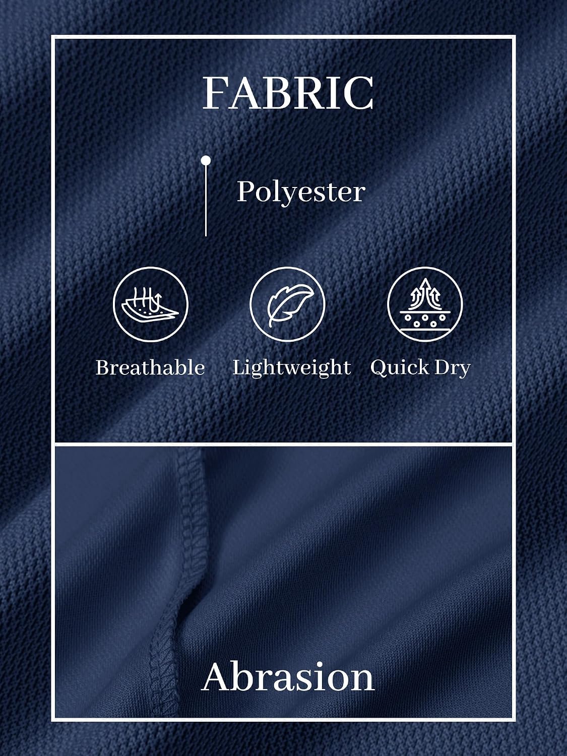 Thumbnail 6 de TACVASEN Mens Golf Shirt Dry Fit Polo