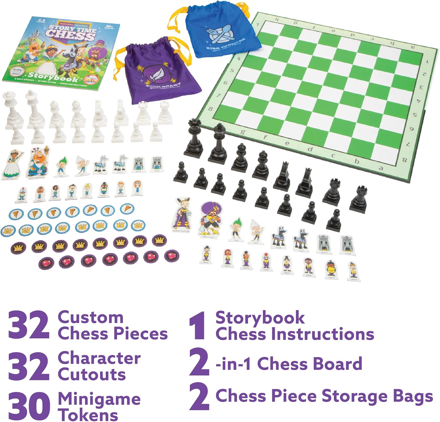 Thumbnail 5 de Story Time Chess kids chess set 🎲