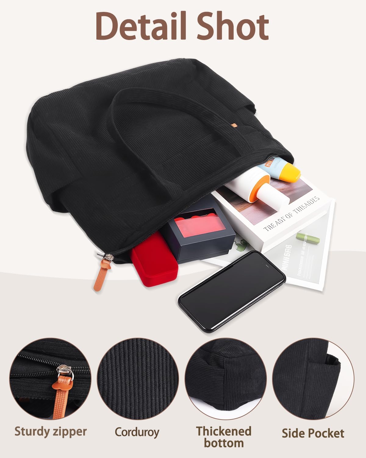 Thumbnail 3 de szyanlai Corduroy Tote Bag