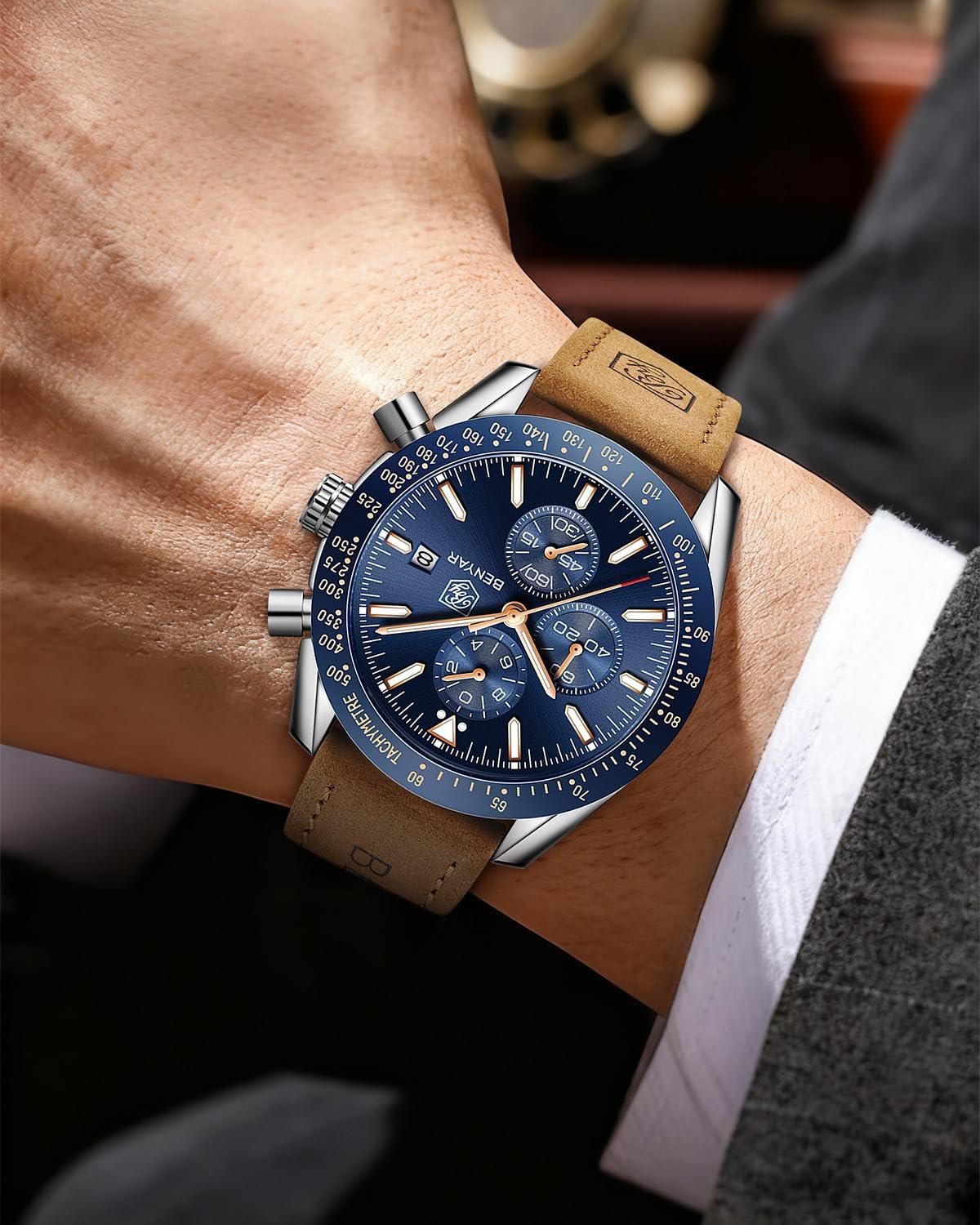 Thumbnail 2 de BY BENYAR BY-5140 Herrenuhr 45 mm