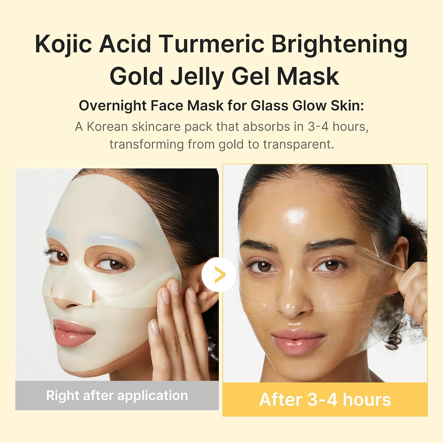 Detalle 2 de medicube Kojic Turmeric Gel Mask 24h 🧖♀