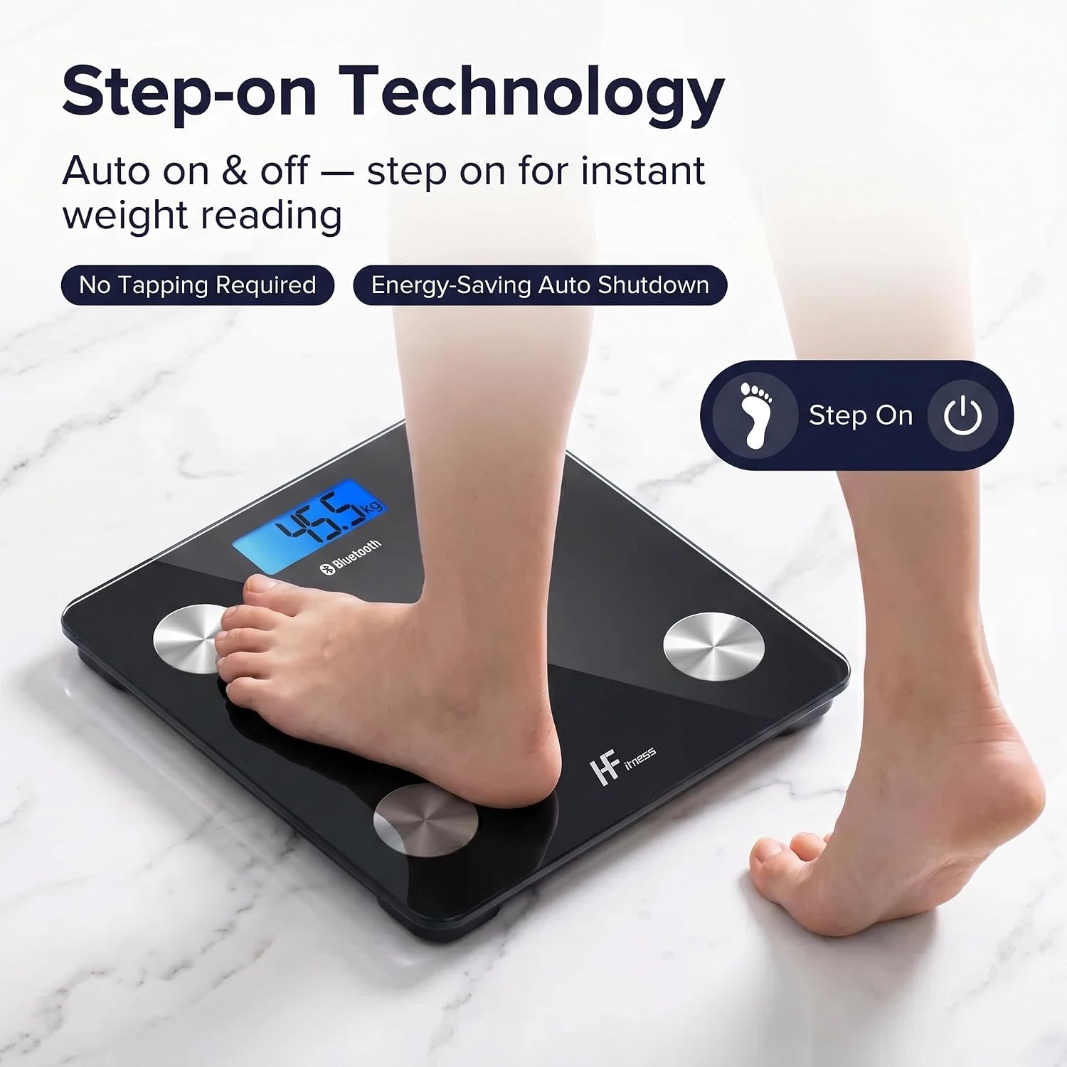 Detalle 2 de HomeFashion smart scale with 28cm platform