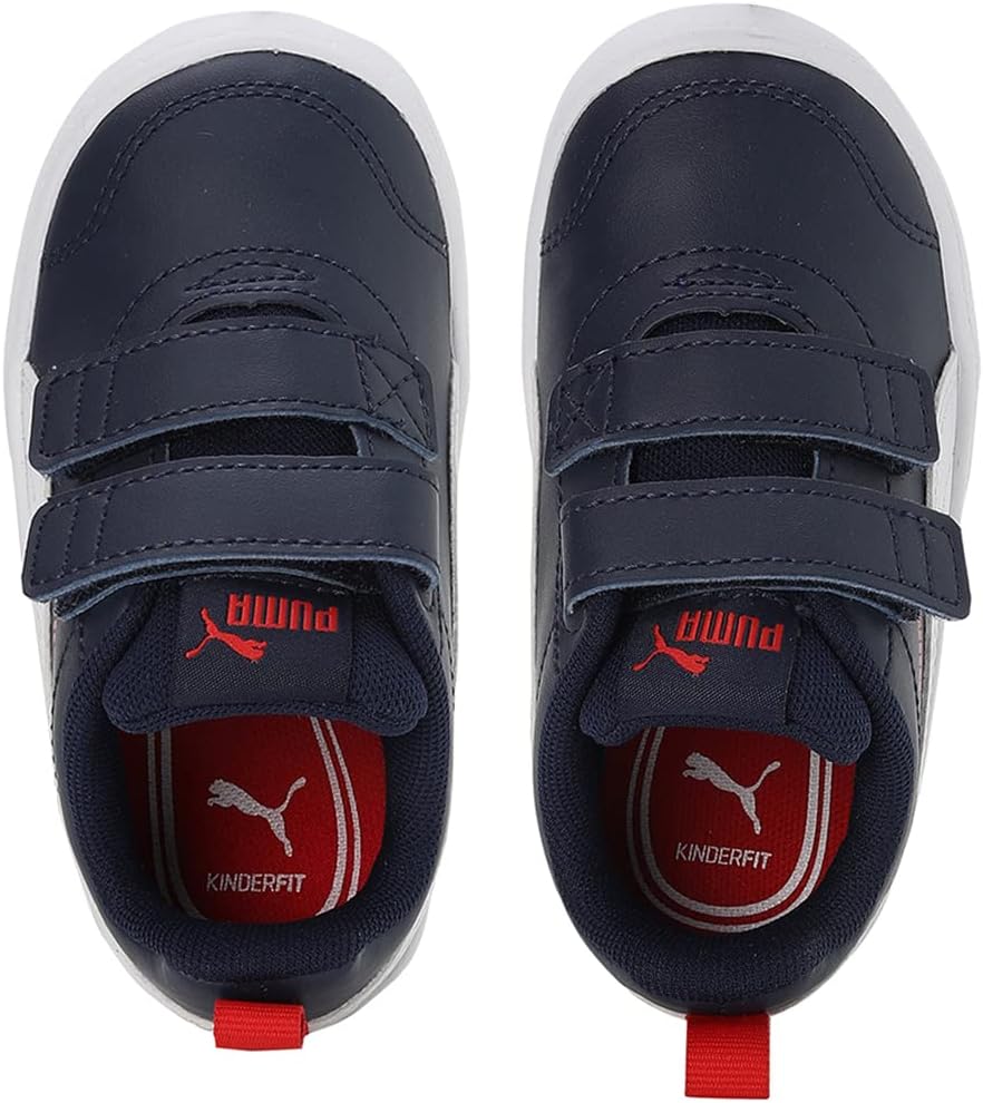 Thumbnail 6 de PUMA Kinder Courtflex V3 Sneaker – Niedriges Design, Wildleder-Obermaterial, EVA-Komfort