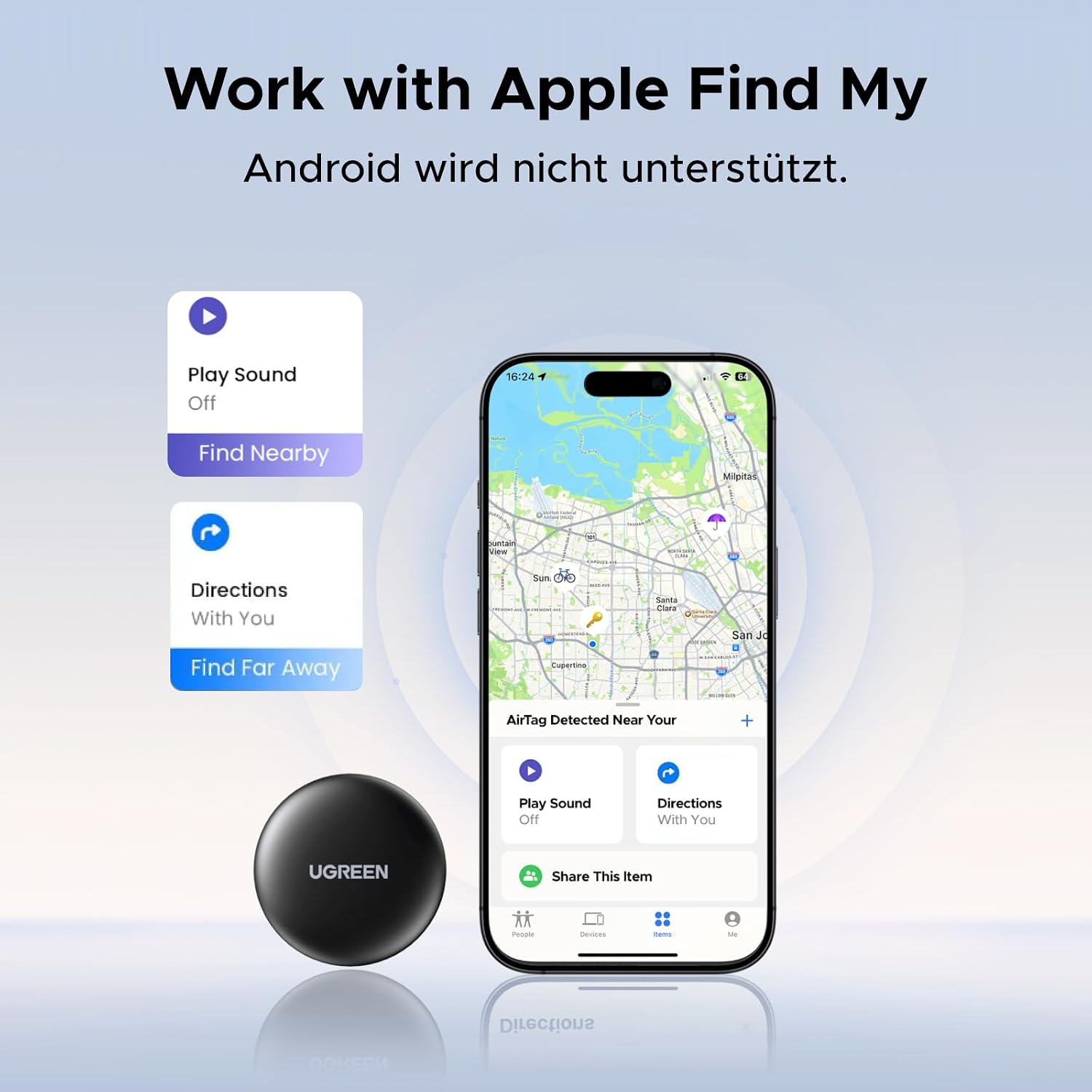 Detalle 2 de UGREEN FineTrack Mini Find My