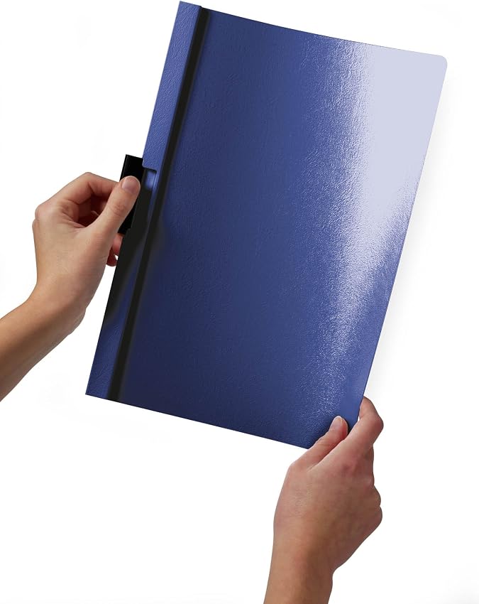 Detalle de DURACLIP Chemise de présentation A4, 30 feuilles, bleu foncé ⚙