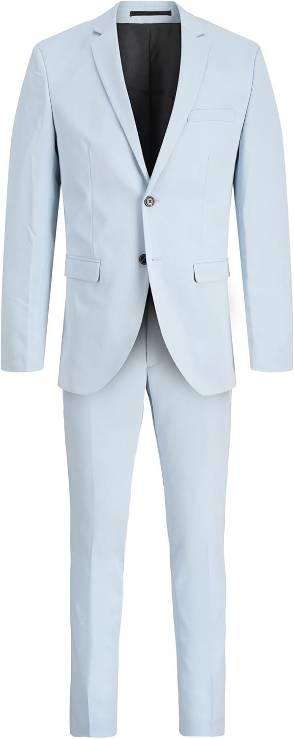 JACK & JONES Herren Einreiher-Blazer & Hose JPRFRANCO Super Slim Fit Anzug (Regular Fit)